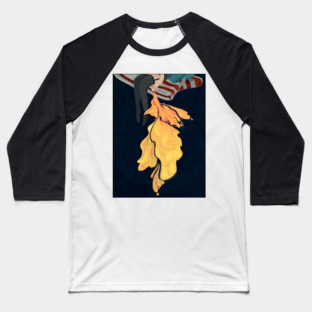 butterly wing Baseball T-Shirt by ihdizein